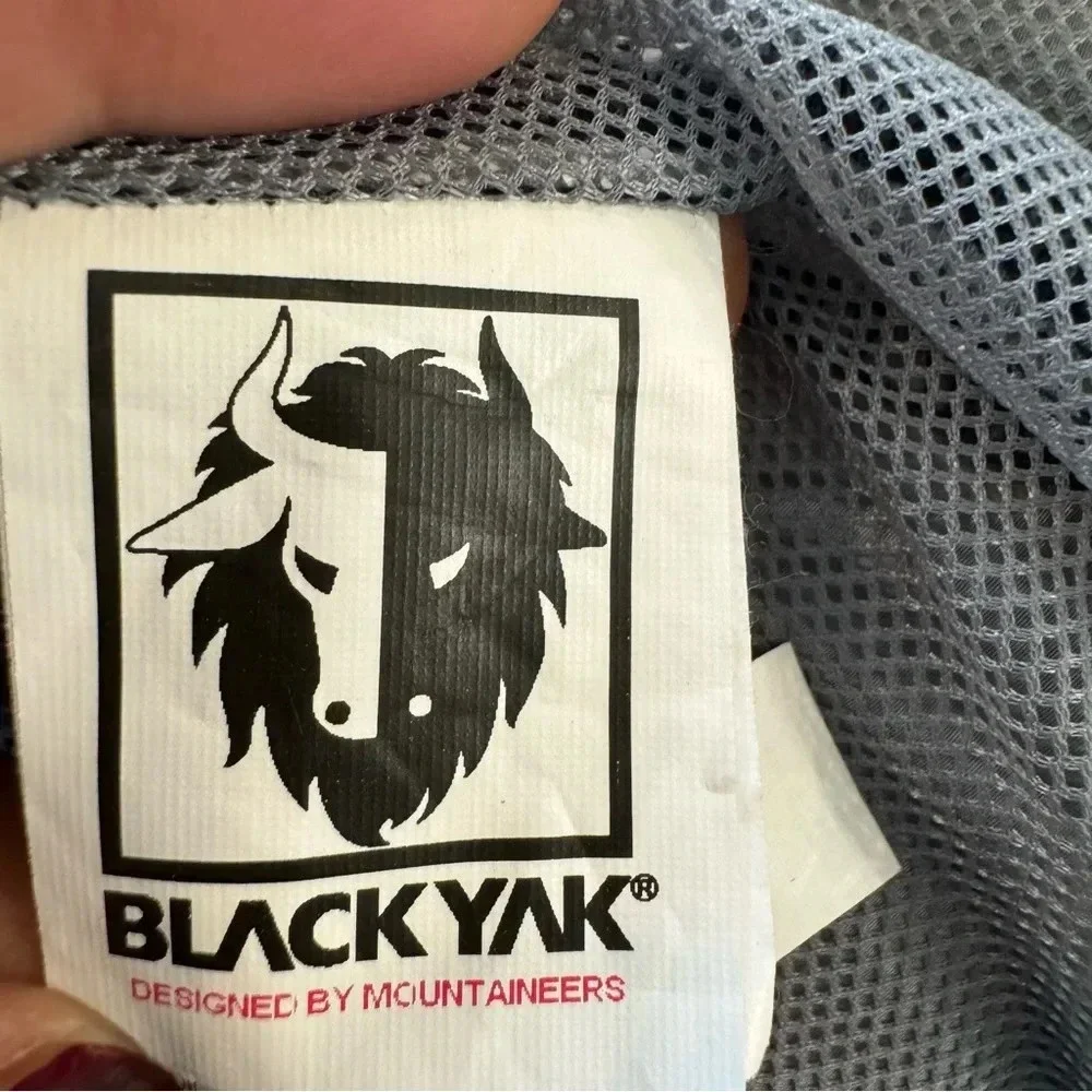 Black Yak Windbreaker Jacket Outdoors Lightweight Pockets M